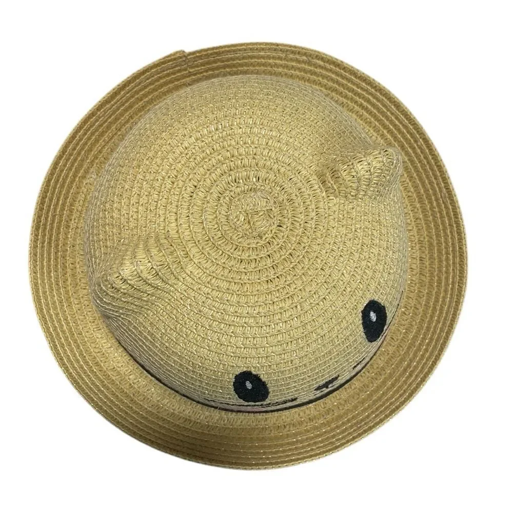 Child’s Kitty Cat Straw Paper Hat